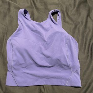 NWOT Charged Indigo High Neck Align Tank